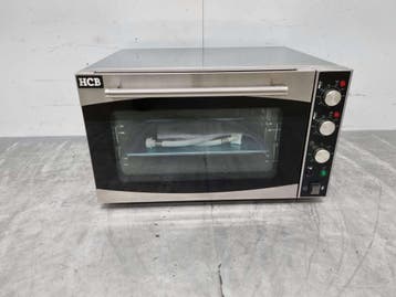 HCB RVS Convectieoven Oven Heteluchtoven Stoomfunctie 2 x, Ophalen of Verzenden, Nieuw in verpakking