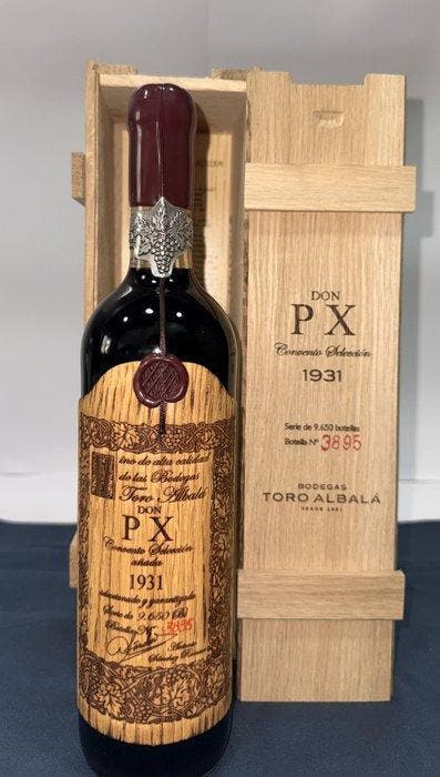 1931 Toro Albalá, Don PX Convento Seleccion -, Verzamelen, Wijnen