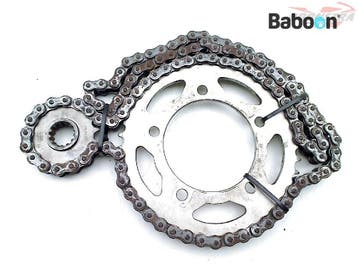 Ketting Set Honda CB 900 F Hornet 2002-2007 (CB900F SC48), Verzenden, Gebruikt