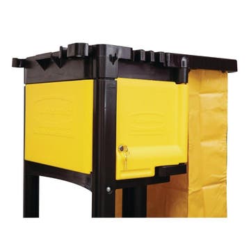 Rubbermaid kist met slot voor schoonmaaktrolley L658, Verzenden, Nieuw