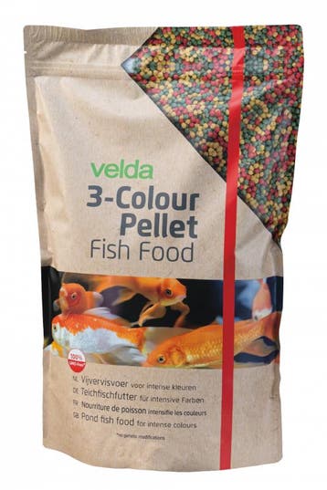 Velda hoogwaardig 3-kleuren korrelvoer - 3 liter, Verzenden, Nieuw