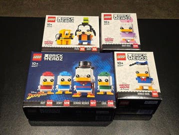 Lego Set - BrickHeadz - Donald Duck, Goofy en Pluto, Katrien, Nieuw