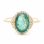 Zonder minimumprijs - Ring - 14 karaat Geel goud - 2.44ct., Sieraden, Tassen en Uiterlijk, Ringen, Nieuw