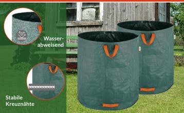 Tuinafvalzak 2 stuks Groen 500L (Tuinieren, Tuin en Terras), Verzenden, Nieuw