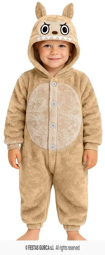 Lulu Monster Onesie Kind Beige, Ophalen of Verzenden, Nieuw