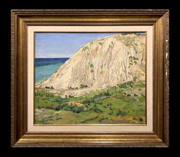 Jane Vilpelle (c.1950) - Les Falaises de Bidart, au Pays