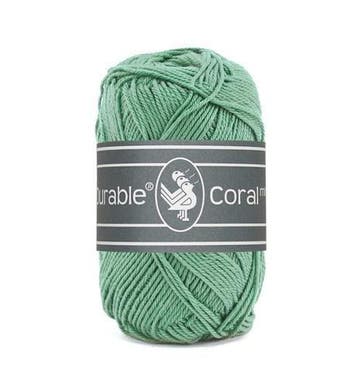 Durable Coral Mini 2133 Dark Mint - Haakgaren / Breigaren, Hobby en Vrije tijd, Ophalen of Verzenden, Nieuw, Breien of Haken, Wol of Garen