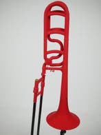 Kunststof Lichtgewicht Trombone met Kwartventiel ZO Brass, Ophalen of Verzenden, Nieuw, Tenor, Met koffer