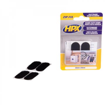 HPX Klittenband Pads Zip Fix 20x50mm, Ophalen of Verzenden, Nieuw