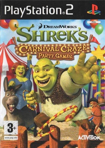 Playstation 2 Shrek Crazy Party Games, Verzenden, Zo goed als nieuw
