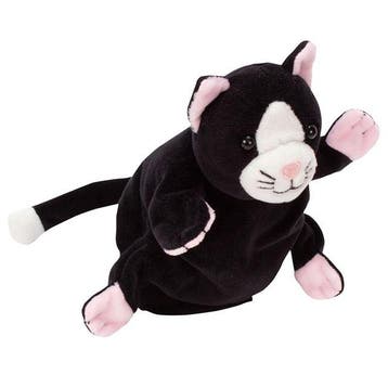 Beleduc handpop kat pluche poppenka van €14,99 voor €7,49, Ophalen of Verzenden, Nieuw