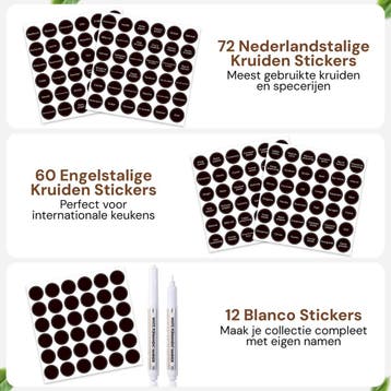 SV Living Kruidenrek - Met 28 glazen kruidenpotjes en, Ophalen of Verzenden, Nieuw