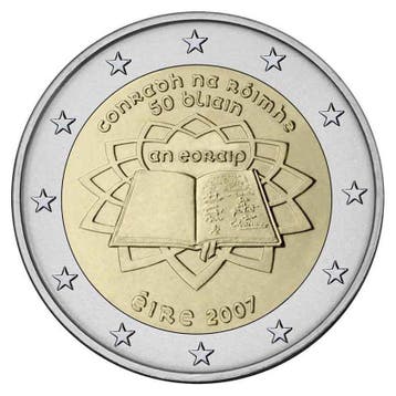 Ierland 2 Euro Rome 2007, Verzenden