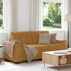 vidaXL Loveseat Sofa Bruin 180x77x82 cm Fluweel, Verzenden, Nieuw, Stof
