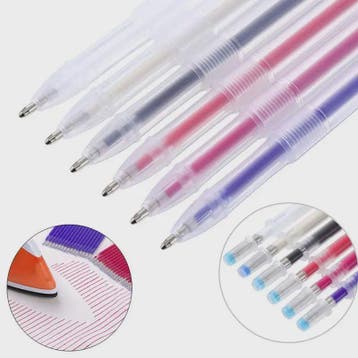 Set van 10 Hitte-uitwisbare Stoffen Markers - Perfect voor N, Verzenden, Nieuw
