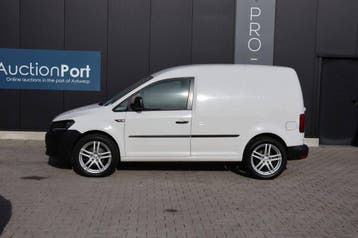 Veiling: Bestelwagen Volkswagen Caddy TDI Diesel 75pk 2016, Gebruikt, Volkswagen, Wit, BTW verrekenbaar
