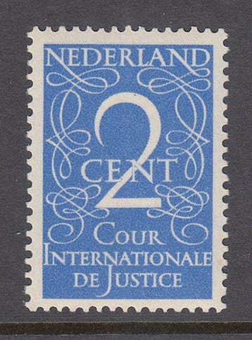 Nederland 1950 - Dienstzegel, Cour de Justice - NVPH D25, Gestempeld