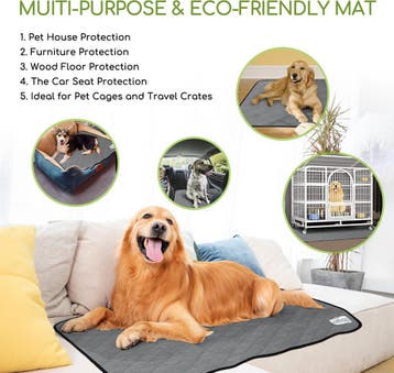 Puppy Training Pads - Wasbaar - 72x81cm - 2 stuks - Nobleza, Verzenden, Zo goed als nieuw