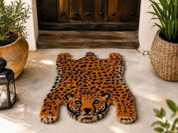 Tapijt - 79 cm - 39 cm - Deurmat - Tiger Rug stijl