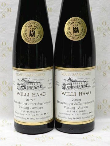 2007 Willi Haag, GK-VDP auct. 2008, Brauneberger Juffer, Nieuw
