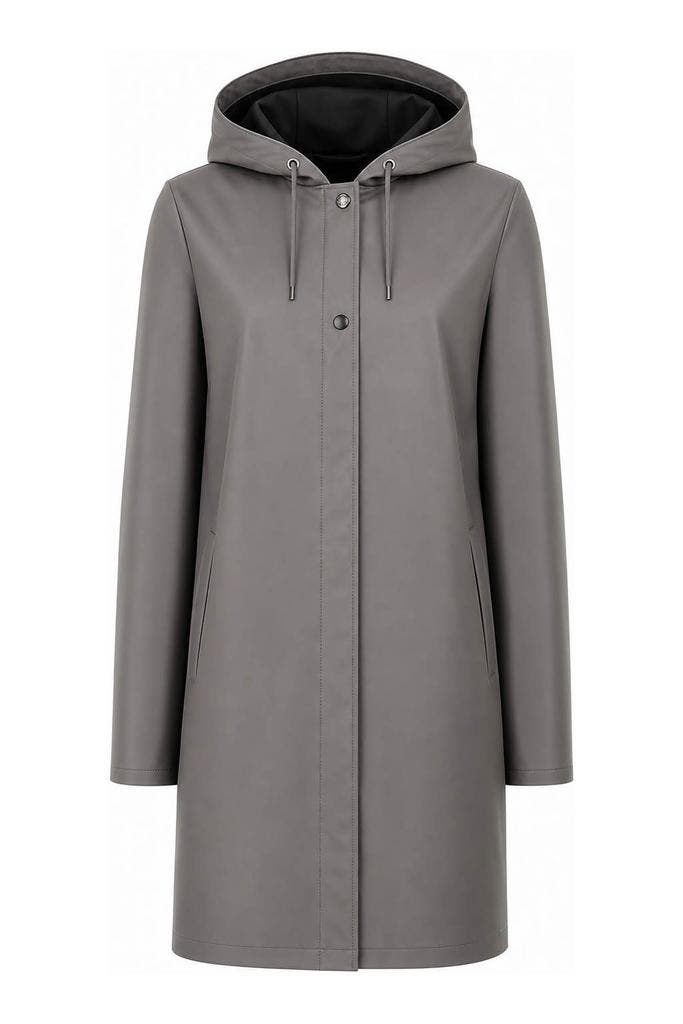 Rains Jas in maat L Zilver, Kleding | Dames, Jassen | Winter, Overige kleuren, Gedragen, Verzenden