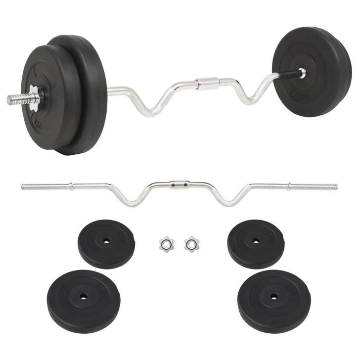 vidaXL Halterset 30 kg, Sport en Fitness, Fitnessmaterialen, Nieuw, Verzenden