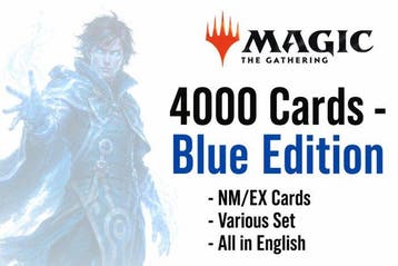 4000 English Cards - Blue Edition - NM/EX Bulk Collection, Nieuw