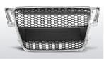 Grille | RS type | Audi A5 2007-2011 | ABS Kunststof | zilve, Verzenden, Nieuw, Audi