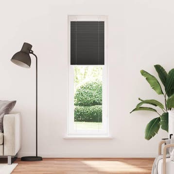 vidaXL Plissé rolgordijn 60x200 cm stofbreedte 59,4 cm, Verzenden, Nieuw, Zwart