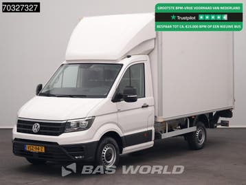 Volkswagen Crafter 140pk Laadklep Zijdeur Bakwagen Navi Airc, Stof, Gebruikt, Euro 6, Volkswagen