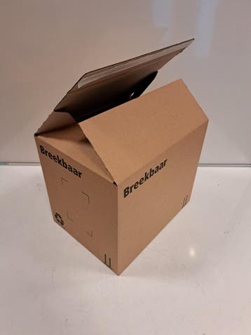 Verzenddoos 394x295x324 mm enkelgolf karton bruin met enkele, Zakelijke goederen, Partijgoederen en Retail | Verpakking en Verzending