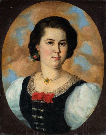 Frederick Dielman (1847-1935) - Portrait of a Woman