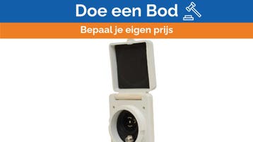 Bieden: Marinco white plastic Phone | TV shore, Ophalen of Verzenden, Nieuw