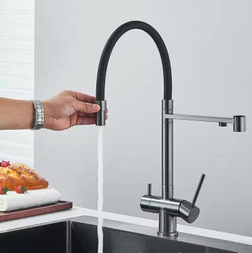 Keukenkraan met waterfilter en uittrekbare slang 360°, Verzenden, Nieuw