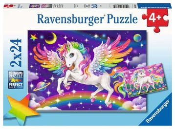 Ravensburger puzzel Eenhoorn en Peg van €11,99 voor €9,59, Ophalen of Verzenden, Nieuw