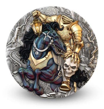 Niue. 5 Dollars 2026 Headless Rider 2 Oz, (.999)