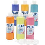 Plus Color Acrylverf, 6x250 ml/ 1 doos, Nieuw