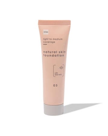 HEMA Foundation natural skin 03 3=50% / 2=30%, Verzenden, Nieuw