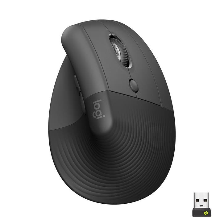 Logitech Muis Lift - Grafiet, Computers en Software, Muizen, Verzenden