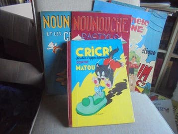 Oncle Tontaine + Cricri + Nounouche + Zim Boum - 5x C - 5, Nieuw