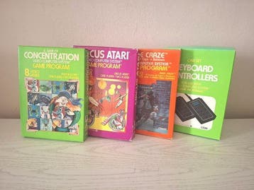 Atari - 2600 VCS - Concentration; Circus Atari; Maze Craze;, Nieuw
