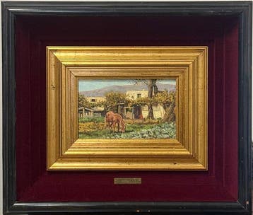 Pietro Colonna (1943) - Paesaggio con Cavallo