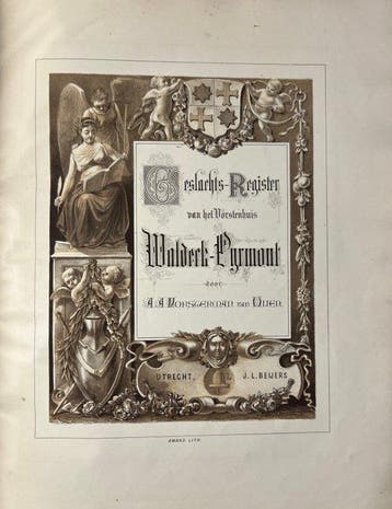 Vorsterman van Oyen, A.A. - Het vorstenhuis van Waldeck en, Antiek en Kunst