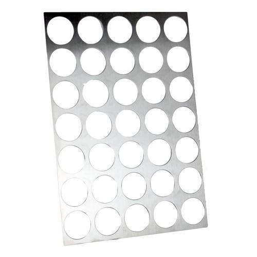 Logo-galettes sjabloon RVS Rond, Hobby en Vrije tijd, Taarten en Cupcakes maken, Nieuw, Verzenden