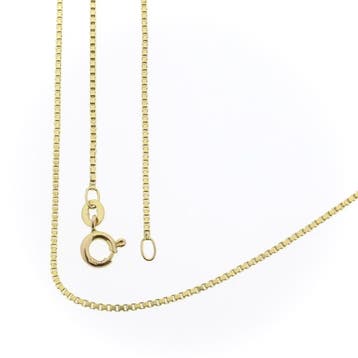 8 karaat Venetiaanse schakelketting, Ophalen of Verzenden, Gebruikt, Geel, Goud