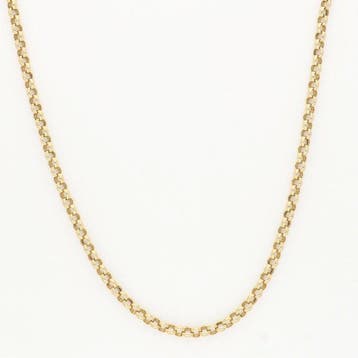 Halsketting - 14 karaat Geel goud, Sieraden, Tassen en Uiterlijk, Nieuw