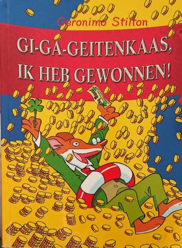 Gi-Ga-Geitenkaas, Ik heb gewonnen! - Geronimo Stilton, Verzenden, Zo goed als nieuw, Geronimo Stilton
