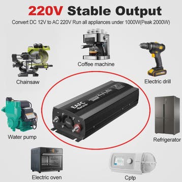 Krachtige Pure Sine Wave Omvormer 2000W/3000W/4000W - 12V/24, Verzenden, Nieuw