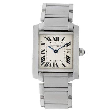 Cartier - Tank Française - 2465 - Dames - 2000-2010, Nieuw