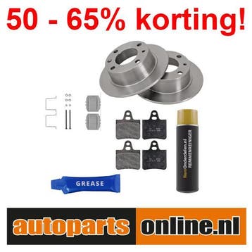 Remschijven + Remblokken Citroen Bx achterzijde, Verzenden, Nieuw
